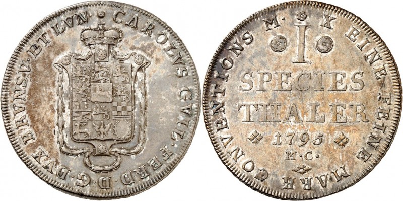 Braunschweig-Wolfenbüttel. 
Karl Wilhelm Ferdinand 1780-1806. Speziestaler (Kon...