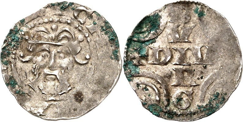 Duisburg-Reichsmünzstätte. 
Konrad II. 1024-1039. Pfennig. 1,25g Gekr. Brb. von...