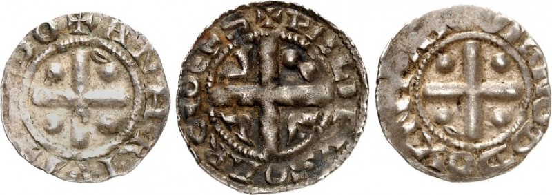 Köln-Reichsmünzstätte. 
Otto II./ Otto III. 973-983-1002. Denar 1,40g Mzst. Soe...