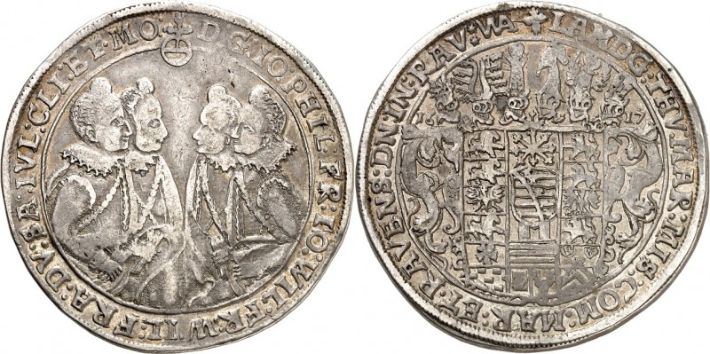 Sachsen-Altenburg. 
Johann Philipp u. s. drei Brüder 1603-1625. Reichstaler 161...