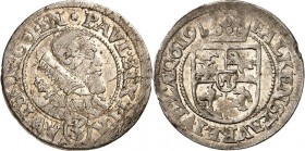 Trautson. 
Paul Sixtus von Falkenstein 1598-1620. Groschen (3 Kreuzer) 1619 Brb. mit Vlieskette n.r. / Gekr. Wappenschild. Saurma&nbsp; 2113. . 

S...