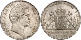 Bayern. 
Ludwig I. 1825-1848. Doppeltaler 1848. AKS 74, J. 65, Th. 74, Dv. 589. . 

vz-