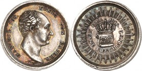 ALTDEUTSCHE LÄNDER und ADEL, 1806-1918. 
BAYERN. 
Maximilian I. Joseph (1799-)1806-1824. Miniaturmedaille 1818 (v. Neuss) auf die Verfassung. Kopf n...