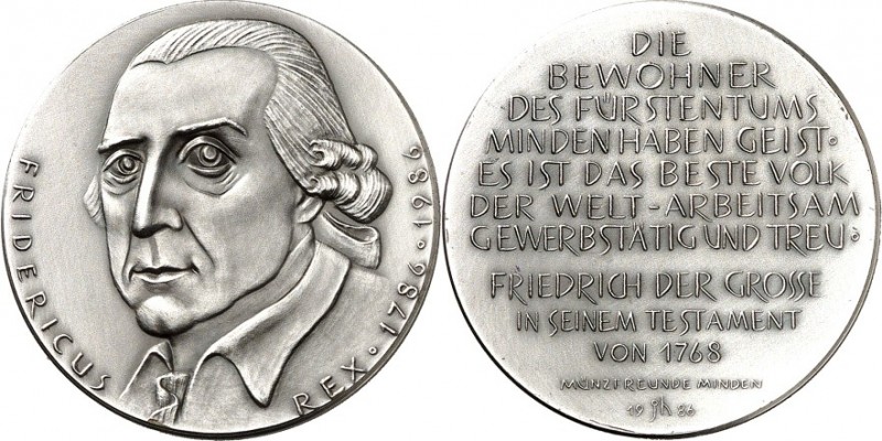 ALTDEUTSCHE LÄNDER und ADEL, 1806-1918. 
PREUSSEN Kgr.. 
Friedrich II. der Gro...