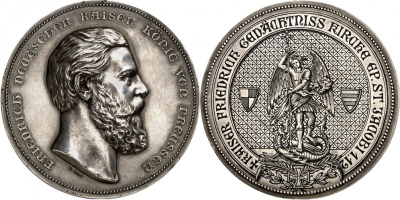ALTDEUTSCHE LÄNDER und ADEL, 1806-1918. 
PREUSSEN Kgr.. 
Friedrich III. 1888. ...