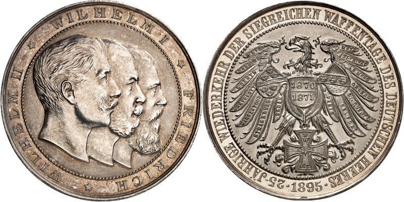 ALTDEUTSCHE LÄNDER und ADEL, 1806-1918. 
PREUSSEN Kgr.. 
Wilhelm II. 1888-1918...
