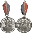 EUROPA. 
GROSSBRITANNIEN. 
Eduard VII. 1901-1910. Medaille 1902 (o. Sign.) a. s. Krönung am 9. August 1902, Widmung v. GUERNSEY. Gekr. Brb. in Ornat...
