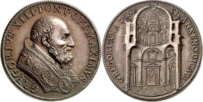 EUROPA. 
ITALIEN-Kirchenstaat. 
Gregor XIII. 1572-1585. Medaille o.J.(1583) (s...