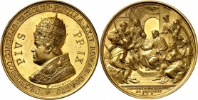 EUROPA. 
ITALIEN-Kirchenstaat. 
Pius IX. 1846-1878. Medaille An. XXIV (1869) (v. C. Moscetti) auf den Beginn des 1.Vatikanischen Konzils. Brb. in Pl...