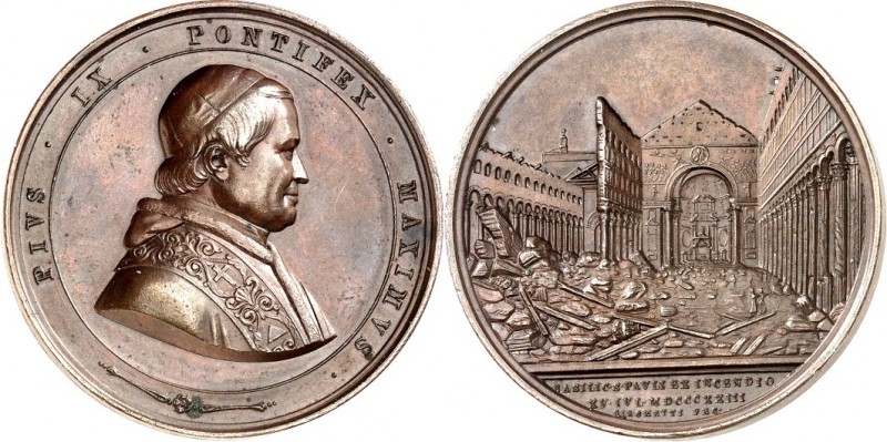 EUROPA. 
ITALIEN-Kirchenstaat. 
Pius IX. 1846-1878. Medaille o.J. (v. G. Cerba...