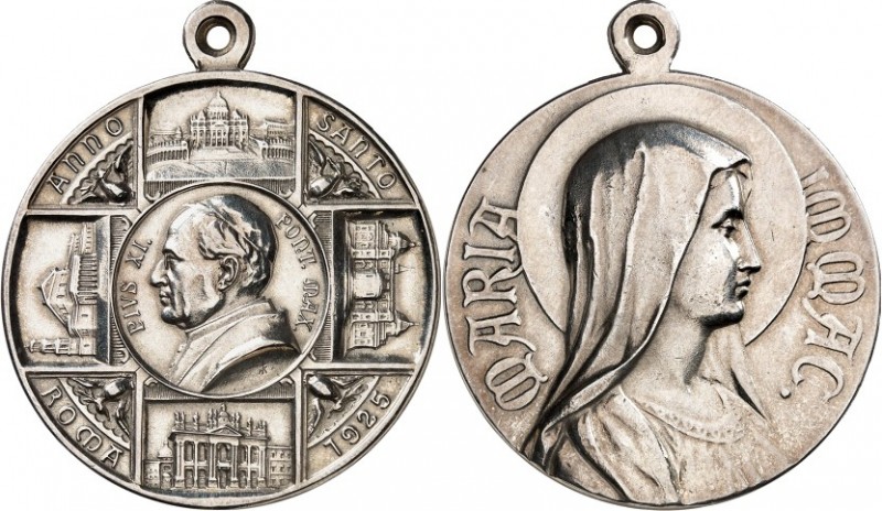 EUROPA. 
ITALIEN-Kirchenstaat. 
Pius XI. 1922-1939. Medaille (Pilgermedaille) ...