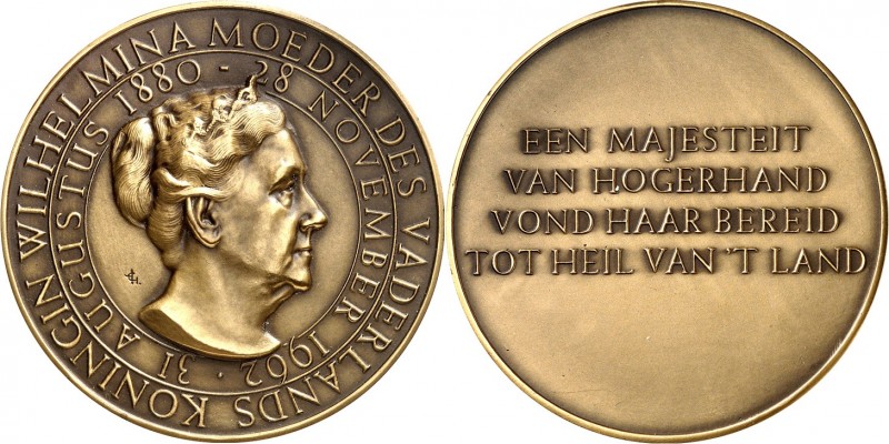 EUROPA. 
NIEDERLANDE. 
Juliana 1948-1980. Medaille 1962 (v.&nbsp;J.C. Hekman) ...