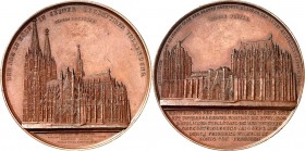 DEUTSCHE STÄDTE. 
Alphabetisch. 
KÖLN. Medaille 1848 (v. Jacques Wiener in Brüssel) a. d. 600jähr. Jubiläum der Grundsteinlegung, am 14. August. Per...