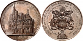 DEUTSCHE STÄDTE. 
Alphabetisch. 
KÖLN. Medaille 1854 (v.&nbsp;Jacques Wiener) a.&nbsp;d. 50-jähr. Dienstjubiläum des Leiters des Kölner Stadtarchivs...