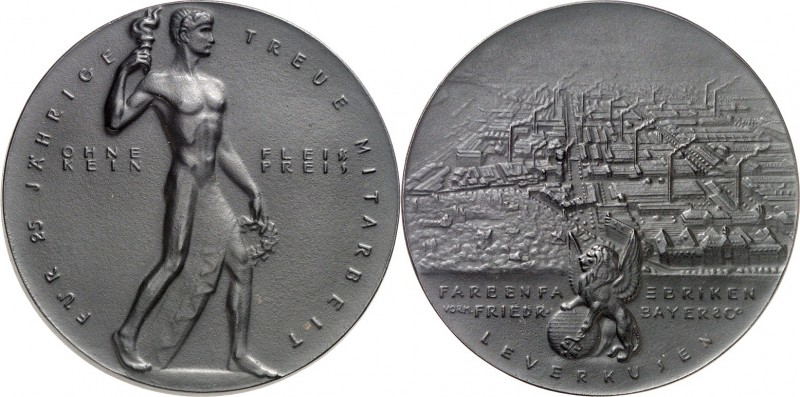 DEUTSCHE STÄDTE. 
Alphabetisch. 
LEVERKUSEN. Prämienmedaille o.J. (1925) (v.&n...