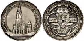 DEUTSCHE STÄDTE. 
Alphabetisch. 
REUTLINGEN. Medaille 1901 (b.&nbsp;M.u.W.) a.&nbsp;d. Abschluss d.&nbsp;Renovierung der Marienkirche am 24.&nbsp;No...