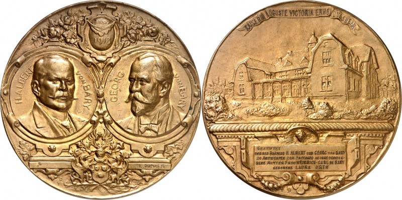 DEUTSCHE STÄDTE. 
Alphabetisch. 
WUPPERTAL. Medaille 1913 (v.L.F.J. Dupuis) a....