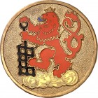 DEUTSCHE STÄDTE.
Alphabetisch.
WUPPERTAL. Medaille o. J.(nach 1929) Stadtwappen, Doppelschwänziger Bergischer Löwe mit Rost (Elberfeld) u. Garnstran...
