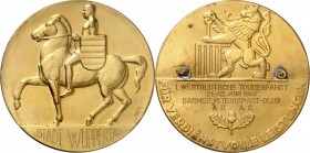 DEUTSCHE STÄDTE. 
Alphabetisch. 
WUPPERTAL. Medaille o.J.grav. 1930 (v.E. Kleff d.Ä. b. A.Donner)der Stadt für verdienstvolle Leistungen (im Sport)....