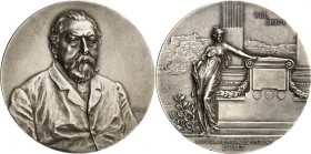 PERSONEN. 
ARCHITEKTEN und BAUMEISTER. 
YBL, Miklos *1814 +1891. Medaille o.J.(1899) (v. A.Scharff)Medaille d. ungarischen Ingenieur- und Architekte...