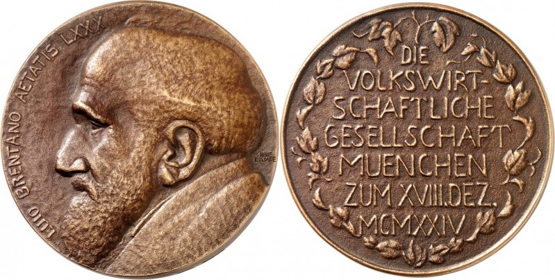 PERSONEN. 
BANKIERS und ÖKONOMEN. 
BRENTANO, Lujo *1844 Aschaffenburg +1931 Mü...