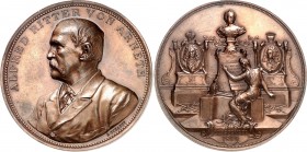 PERSONEN. 
HISTORIKER. 
ARNETH, Alfred Ritter von *1819 Wien + 1897 ebd. Medaille 1890 (v. A.Scharff) zum 50jährigen Dienstjubiläum als Dir. d. Wien...