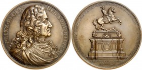 PERSONEN. 
MILITÄRS. 
EUGEN, Prinz v.Savoyen *1663 +1736. Medaille 1865 (v. Karl Radnitzky) a. d. Enthüllung s. Denkmals in Wien. Brb. in Rüstung mi...