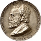 PERSONEN. 
MUSIKER und KOMPONISTEN. 
ATTENHOFER, Karl *1837 Wettingen b. Baden +1914 Zürich. Medaille 1901 (v. Georges Hantz) a.d. 75. Stiftungsfest...
