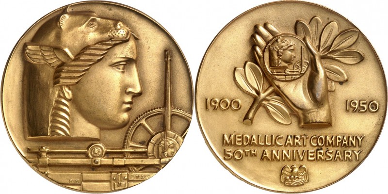 MÜNZ- u. GELDWESEN. 
PRÄGEWERKE u. -MASCHINEN. 
REDUZIERMASCHINE. Medaille 195...