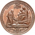 MEDAILLEURE des XIX. bis XXI. Jh.. 
FRANKREICH. 
DESAIDE, Alphonse. CHALONS SUR MARNE. Medaille 1862 (b. Desaide-Roquelay) a. d. Bischof Monyer de P...