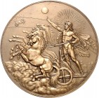 MEDAILLEURE des XIX. bis XXI. Jh.. 
ÖSTERREICH. 
PAWLIK, Franz Xaver *1865 Wien +1906 ebd. Einseitige Medaille "1885" ohne Titel. Phoibos Apollo in ...