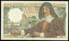 FRANKREICH. 
III. Republik -. 
100 Francs 15.5.1942. Pick&nbsp; 101a. . 

III