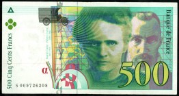 FRANKREICH. 
V. Republik -. 
500 Francs 1994. Pick 160a. . 

III