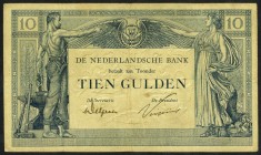 NIEDERLANDE. 
10 Gulden 11.1.1923. Pick&nbsp; 35. . 

III
