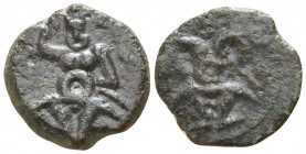 Iberia. Ebusus circa 200-100 BC. Bronze Æ