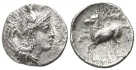 Apulia. Arpi circa 325-275 BC. Diobol AR