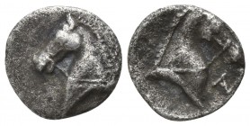 Calabria. Tarentum circa 325-280 BC. Tritemorion AR