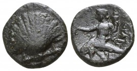 Calabria. Tarentum circa 281-209 BC. Bronze Æ