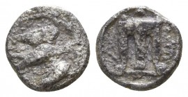 Bruttium. Kroton circa 430-420 BC. Obol AR