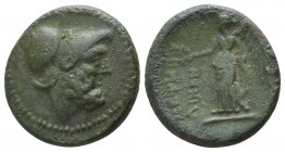 Bruttium. Petelia circa 216-204 BC. Onkia AE