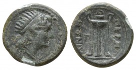 Bruttium. Petelia circa 204-89 BC. Bronze Æ