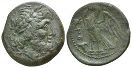 Bruttium. The Brettii circa 215-205 BC. Reduced Uncia AE