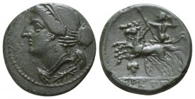 Bruttium. The Brettii 214-211 BC. Unit AE