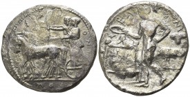 Sicily. Selinus circa 467 BC. Tetradrachm AR