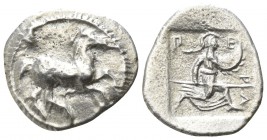Thessaly. Perrhaebi 480-400 BC. Obol AR