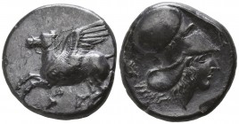 Corinthia. Corinth circa 405-345 BC. Stater AR