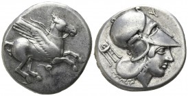 Corinthia. Corinth circa 400-375 BC. Stater AR