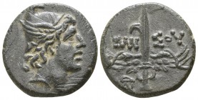 Pontos. Amisos  circa 85-65 BC. Bronze Æ
