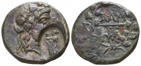 Mysia. Lampsakos 190-85 BC. Bronze Æ