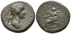 Phrygia. Eumeneia. Agrippina Junior, Augusta AD 50-59. Bronze Æ